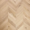 Паркет Французская елка Admonter Chevron 60 градусов 113666/113668 Дуб Белый Бейсик брашированный под маслом 525*120*10 мм