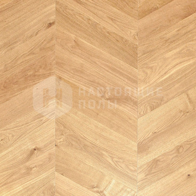 Паркет Французская елка Admonter Chevron 60 градусов CV210 07 Дуб Белый Бейсик брашированный под маслом 1085*120*10 мм