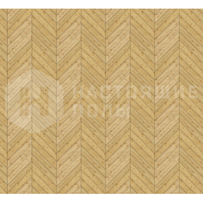 Паркет Французская елка Admonter Chevron 60 градусов CV400 06 Лиственница Элеганс брашированный под маслом 1085*120*10 мм