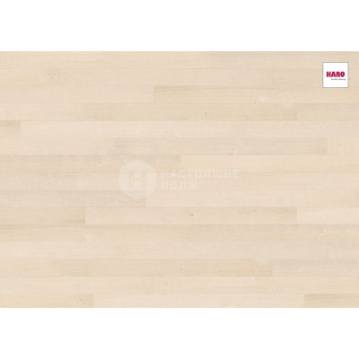 Паркетная доска Haro Parquet 535615 Дуб Пуро Айс Маркант структурированный однополосный