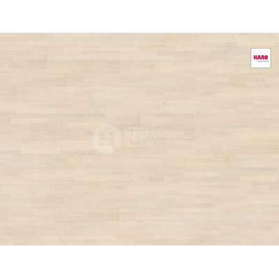 Паркетная доска Haro Parquet 535604 Дуб Пуро Айс Тренд структурированный трехполосный