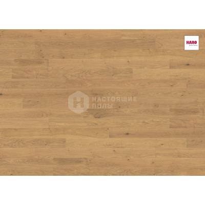 Паркетная доска Haro Parquet 534841 Дуб Пуро Горный Маркант структурированный однополосный