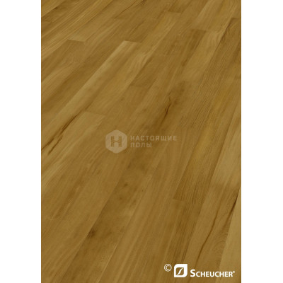 Паркетная доска Scheucher Parkett Woodflor 182 09146 Ироко под натуральным маслом однополосный, 2200*182*14 мм