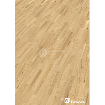 Паркетная доска Scheucher Parkett Woodflor 182 3-stripe Дуб Красный Структур под натуральным маслом трехполосный, 2200*182*14 мм
