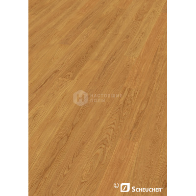 Паркетная доска Scheucher Parkett Woodflor 182 08997 Дуб Селект полуматовый лак однополосный, 2200*182*14 мм