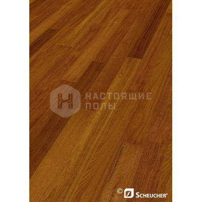 Паркетная доска Scheucher Parkett Woodflor 182 09138 Мербау под натуральным маслом однополосный, 2200*182*14 мм