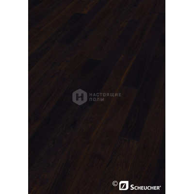 Паркетная доска Scheucher Parkett Woodflor 182 Valsega Дуб Копченый Натур поперечно брашированный однополосный под натуральным маслом, 2200*182*14 мм Паркетная доска Scheucher Parkett Woodflor 182 Valsega Дуб Копченый Натур поперечно брашированный однополосный под натуральным маслом, 2200*182*14 мм