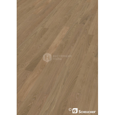 Паркетная доска Scheucher Parkett Woodflor 140 Valletta 21919 Дуб Натур Силва брашированный под маслом однополосный, 2200*140*14 мм