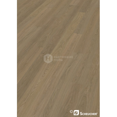 Паркетная доска Scheucher Parkett Woodflor 182 Valletta Дуб Силва Натур брашированный под натуральным маслом однополосный, 2200*182*14 мм