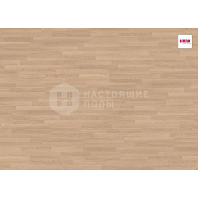 Ламинат Haro Tritty 100 Silent CT 528119 Дуб Премиум Кремовый трехполосный, 1282*193*10 мм