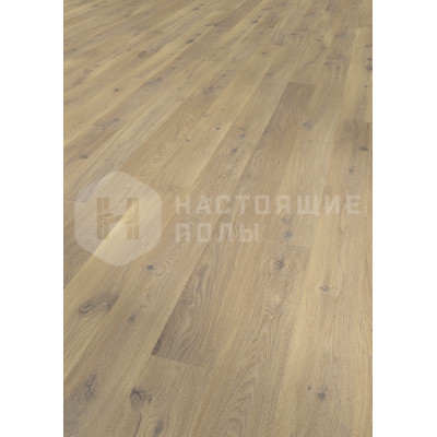 Паркетная доска Tilo Marcanto L1262 Дуб Белый Alpin брашированный однополосный под маслом