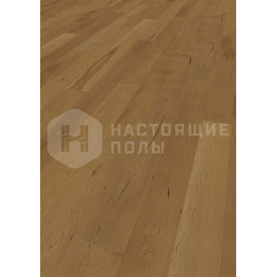 Паркетная доска Tilo Rustico L1309 Клен Карамель Country шлифованный однополосный под маслом