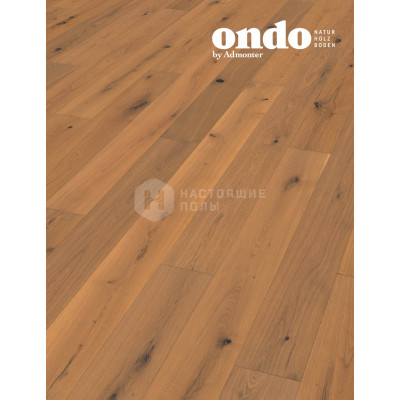 Паркетная доска Ondo by Admonter OND142 Дуб Finri Vivid брашированный под маслом, 2000x158x13 мм