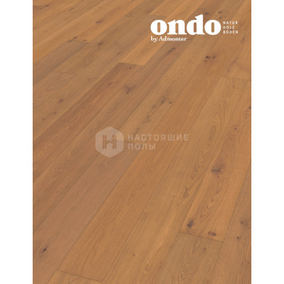 Паркетная доска Ondo by Admonter OND140 Дуб Finri Placid брашированный под маслом, 2000x158x13 мм