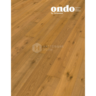 Паркетная доска Ondo by Admonter OND151 Дуб Torge Placid брашированный под маслом, 2000x192x13 мм