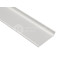 Металлический плинтус Profilpas Metal Line 90/4SF 78080 Серебро, 2000*40*10 мм