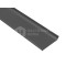 Металлический плинтус Profilpas Metal Line 90/6SF 78118 Антрацит черный, 2000*60*10 мм