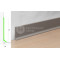 Металлический плинтус Profilpas Metal Line 90/6SF 78119 Античный серый, 2000*60*10 мм