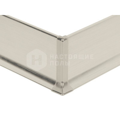 Внешний уголок металлический Profilpas 90/4ME 78635 Титан полированный глянцевый