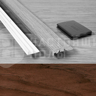 Универсальный порожек 3-в-1 Balterio 702 Хикори замшевый Универсальный порожек 3-в-1 Balterio 702 Хикори замшевый