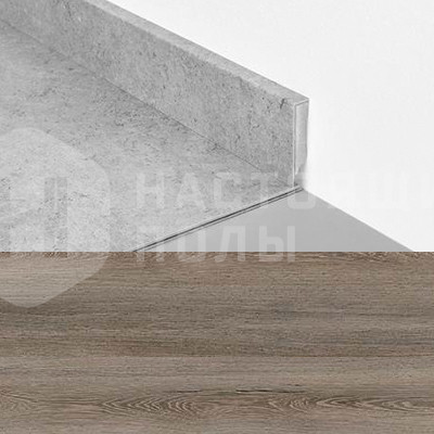 Плинтус для ПВХ плитки IVC Moduleo 28282 Венге Этник, 2400*60*12.5 мм