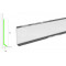 Металлический плинтус Profilpas Metal Line 790/8SF 78132 Нержавеющая сталь полированная глянцевая