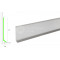 Металлический плинтус Profilpas Metal Line 790/4SF 78128 Нержавеющая сталь полированная матовая