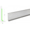 Металлический плинтус Profilpas Metal Line 790/5SF 78109 Нержавеющая сталь полированная матовая