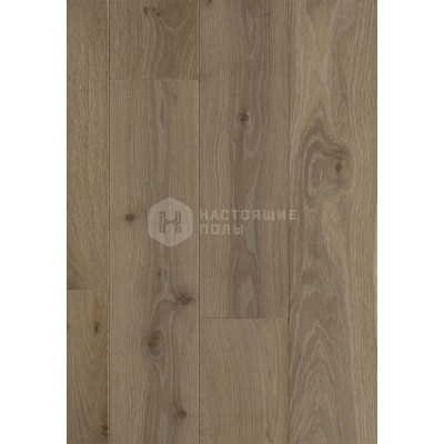 Паркетная доска Hajnowka Parkett Дуб Latte Рустик брашированный однополосный, 1150*148*12.5 мм