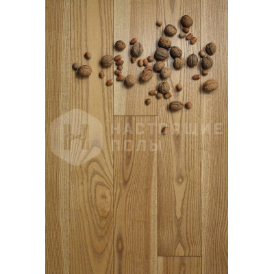 Паркетная доска Hajnowka Parkett Ясень Nogueira Натур однополосный, 1150*148*12.5 мм