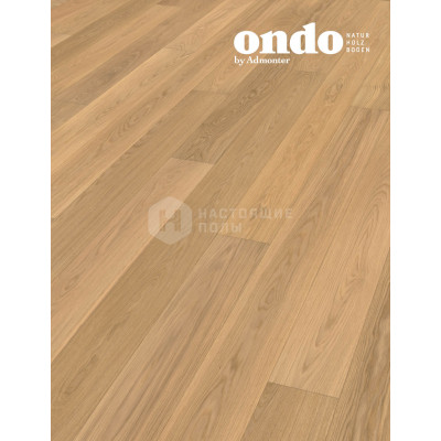 Паркетная доска Ondo by Admonter OND101 Дуб Frosti Premium брашированный под маслом, 2000*192*13 мм