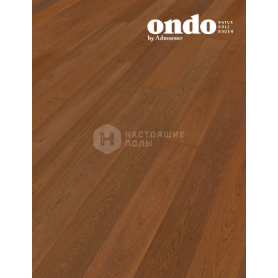 Паркетная доска Ondo by Admonter 121301 Дуб Jesper Calm брашированный под маслом, 2000x188x13 мм
