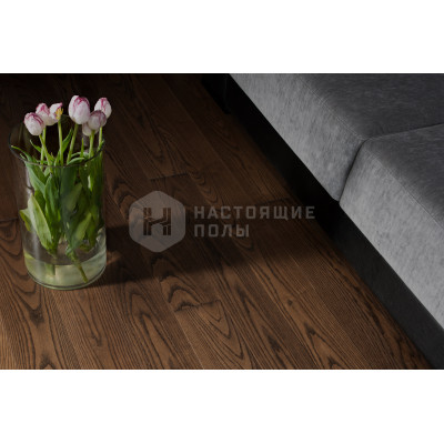 Инженерная доска Coswick Авторская 1237-1342 Ясень Комо Селект энд Бэттер под матовым лаком, 300-1845*107.95*12.7 мм