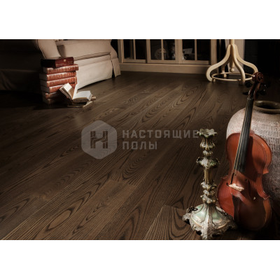 Инженерная доска Coswick Авторская 1237-1338 Ясень Капучино Селект энд Бэттер под матовым лаком, 300-1845*107.95*12.7 мм