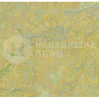 Натуральный линолеум рулонный Marmoleum Vivace 3413 Green Melody