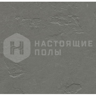 Натуральный линолеум рулонный Marmoleum Slate e374535 Cornish grey