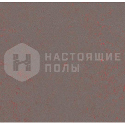 Натуральный линолеум рулонный Marmoleum Concrete 3737 Red Shimmer