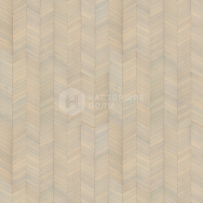 Паркет Французская Елочка Kahrs Шеврон Дуб Белый Шеврон Кантри брашированный (левая)