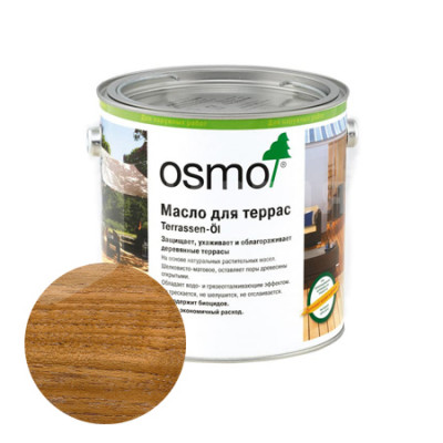 Масло для террасной доски Osmo Terrassen-Ole 007 Тик (0.125л)