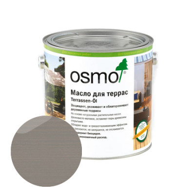 Масло для террасной доски Osmo Terrassen-Ole 019 Серый (0.75л)