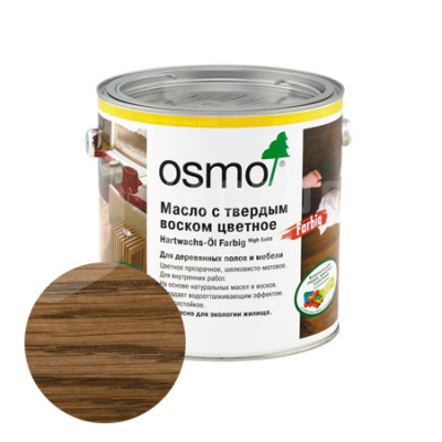 Масло с твердым воском цветное Osmo Hartwachs-Ol Fabrig 3073 Терра (0.75л)