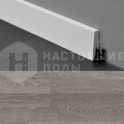 Ламинированный плинтус ter Hurne 1101040453 SKL 60 Дуб Антрацит, 2600*60*20 мм