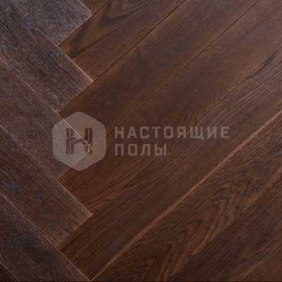 Паркет Елочка Hoco HX Strip 2.0 Дуб Дымчатый брашированный, 680*90*10.8 мм