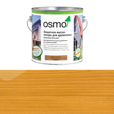 Защитное масло-лазурь для древесины Osmo Holzschutz Ol-Lasur 700 Сосна (0.125л)