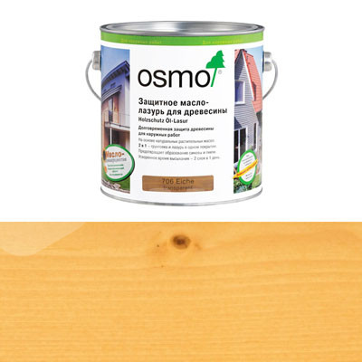 Защитное масло-лазурь для древесины Osmo Holzschutz Ol-Lasur 710 Пиния (0.125л)