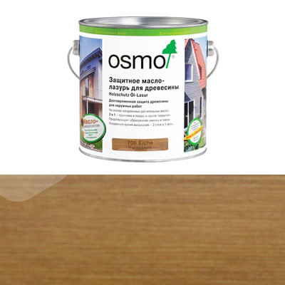 Защитное масло-лазурь для древесины Osmo Holzschutz Ol-Lasur 1150 Американский орех (0.125л)
