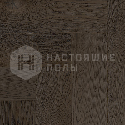 Паркет Елочка Coswick коллекция Английская елка 1140-4507 Дуб Угольный Таверн шелковое масло ультраматовое, 647.7*107.95*12.7 мм