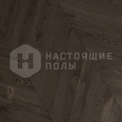 Паркет Французская елка Coswick 1128-4507 Дуб Угольный Таверн шелковое масло ультраматовое, 320*82.55*19.05 мм