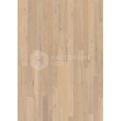 Паркетная доска Kahrs Спирит Юнити 101P3AEK9VKW180 Дуб Паудер брашированный однополосный под матовым лаком, 1830х125х10 мм