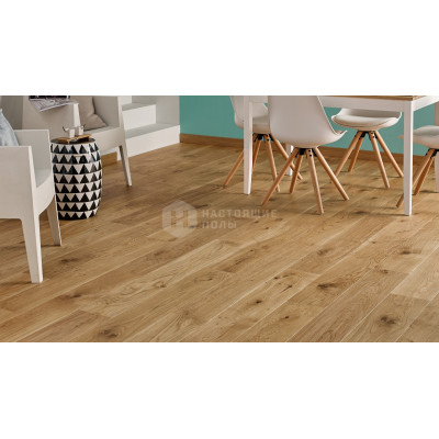 Паркетная доска Panaget Monolame 1017689 Дуб Топаз Аутентик/Зенитюд брашированный, матовый лак, 1210*184*12 мм